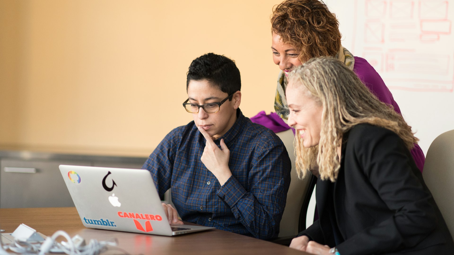 Modern office environment